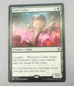 MTG - Lotus Cobra | Zendikar Rising | Rare 193/280 | LP - Image 1