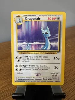 Pokemon TCG - Dragonair || Base Set 18/102 || Regular Unlimited || LightlyPlayed - Image 1