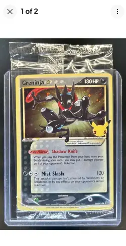 2019-2023 Pokemon SWSH Black Star Promos Greninja Sealed #SWSH144 - Image 1