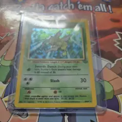 Scyther Holo Jungle Set 10/64 Vintage 1999 Pokemon Card WOTC Rare - Image 3