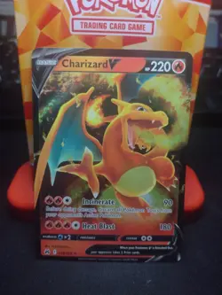 Pokemon Charizard V 2023 Sword & Shield Crown Zenith #018/159 NM/M - Image 1