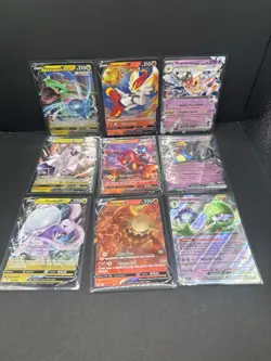 Pokemon Holo V / EX Card Lot 9 Ultra Rare Cards - Image 1