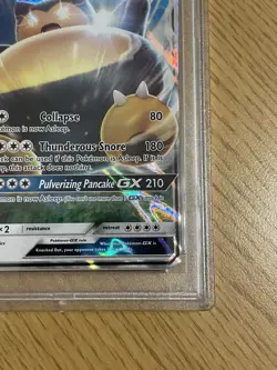 2016 POKEMON SM BLACK STAR PROMO SNORLAX GX BOX #SM05 SNORLAX GX-HOLO PSA 9 - Image 3