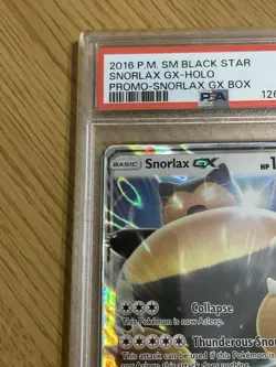 2016 POKEMON SM BLACK STAR PROMO SNORLAX GX BOX #SM05 SNORLAX GX-HOLO PSA 9 - Image 5