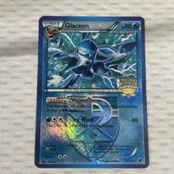 Pokemon TCG Glaceon 23/116 City Championship Promo Plasma Freeze Crosshatch Holo - Image 1