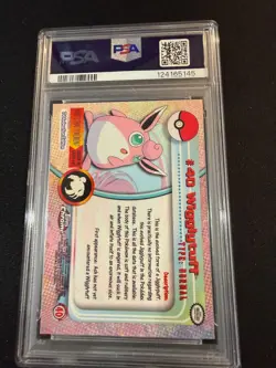 2000 TOPPS CHROME POKEMON T.V. #40 WIGGLYTUFF PSA 10 - Image 2