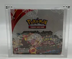 Pokemon XY Primal Clash Sealed Booster Box Case Fresh in Acrylic Case - Image 1