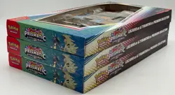 3x Pokemon Prismatic Evolutions Lucario ex & Tyranitar ex Premium Collection - Image 3