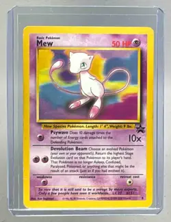 Mew 1999 Pokemon Wizards Black Star Promo #8 - Image 1