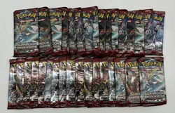 Lot of (33) Pokemon TCG Crimson Invasion Booster Packs Sealed - Image 1
