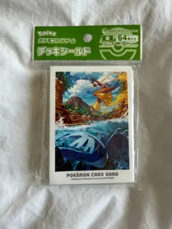 Hoenn Adventure Kyogre & Blaziken 64 Sleeves Pokemon Center Exclusive EF52 - Image 1