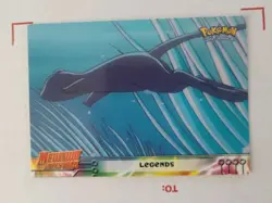 Mewtwo Strikes Back Pokemon Movie Edition Legends Mew Topps Black Logo Label - Image 1