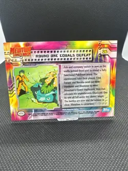 Pokemon TCG Round One Equals Defeat Pokemon Topps Mewtwo Strikes Back 26 - Image 2