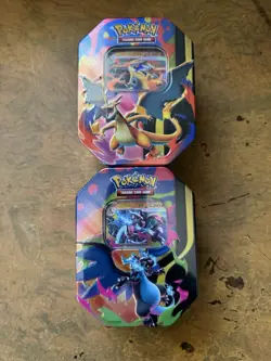 Pokemon Mega Charizard X Tins Lot Of 2x SEALED TINS - Image 1