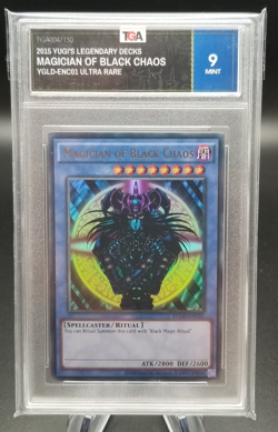 Magician Of Black Chaos YGLD-ENC01 YuGiOh Yugi's Legendary Decks - GRADE 9 MINT! - Image 1
