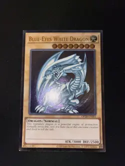 Yugioh Blue-Eyes White Dragon OP28 Ultimate Rare LP - Image 1