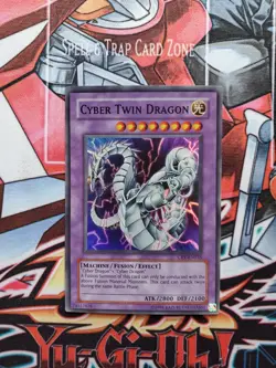 1x (M/NM) - Cyber Twin Dragon - CRV-EN035 - Super Rare - Unlimited YuGiOh - Image 1
