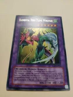 Elemental HERO Flame Wingman TLM-EN035 Ultra Rare Unlimited LP YuGiOh! - Image 2