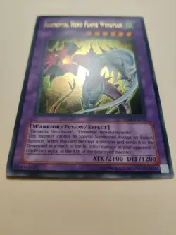 Elemental HERO Flame Wingman TLM-EN035 Ultra Rare Unlimited LP YuGiOh! - Image 3