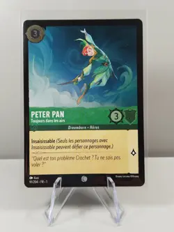LORCANA FR Card - Chapter 1 91/204 Peter Pan - ✨FOIL✨New - Image 1