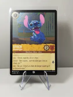 LORCANA FR Card - Chapter 1 22/204 Stitch -✨FOIL✨New - Image 1