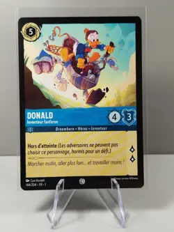 LORCANA FR Card - Chapter 1 144/204 Donald - ✨FOIL✨New - Image 1