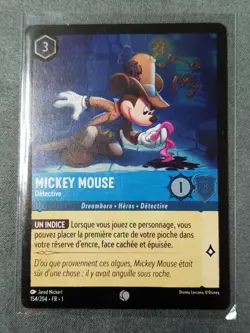 LORCANA FR Card - Chapter 1 154/204 Mickey Mouse - ✨FOIL✨New - Image 1