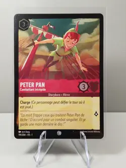 LORCANA FR Card - Chapter 1 119/204 Peter Pan -✨FOIL✨New - Image 1