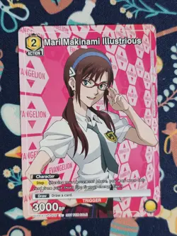 Mari Makinami Illustrious Alternate Art Promo - UEPR /EVA-1-016 NM - Union Arena - Image 1