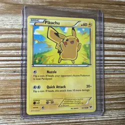 Pokemon Card Pikachu XY Base Set 42/146 Non-Holo 2014 NM-Mint - Image 1