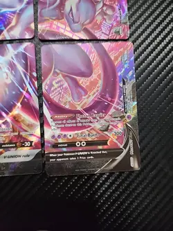 Mewtwo V-UNION [Set of 4] SWSH: Sword & Shield Promo Cards Holo - Image 5