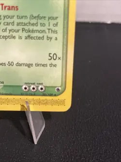 Pokemon TCG Sceptile EX Ruby and Sapphire Card 20/109 Regular Rare 2003 Vintage - Image 2