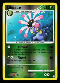 Lileep 105/146 Reverse Holo Legends Awakened Pokemon Card - Image 1