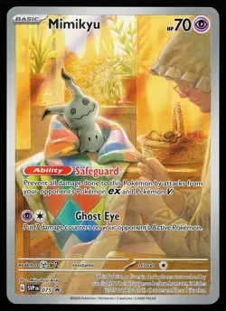Mimikyu 075 Holo Illustration Rare Scarlet & Violet Promo Pokemon Card - Image 1