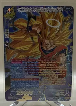Ss3 Son Goku Premonitions Of A Fierce Battle Bt22-135 Dragonball Super Card Game - Image 1