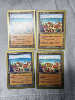 Mtg Rishadan Port X4 World Championship 2000 Mint Never Played - Image 1