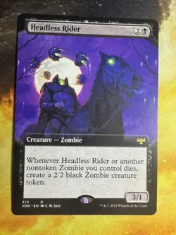 Headless Rider (Extended Art) Innistrad: Crimson Vow Regular Near Mint MTG - Image 3