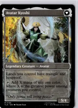 The Legend of Kyoshi Avatar: The Last Airbender Regular NM M 0186 - Image 2