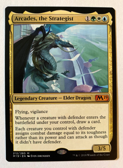 Arcades, the Strategist 212/280 Core Set 2019 NM MTG - Image 1