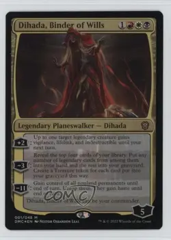 Dihada Binder of Wills English Foil Magic: Dominaria United Commander DMC #001 - Image 1