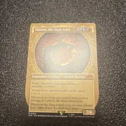 Sauron, the Dark Lord LTR M 0329 MTG Magic Lord Of The Rings Mythic NM - Image 1