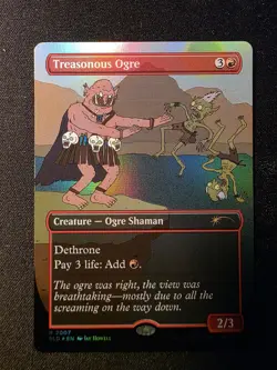 Treasonous Ogre (Rainbow Foil) Secret Lair Drop Foil - Image 1