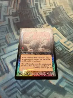 MTG Foil Ravenous Rats HP Urza's Destiny - Image 2
