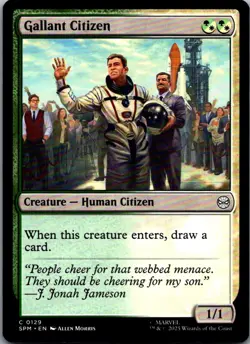 Marvel's Spider-Man #129 Gallant Citizen - Image 1