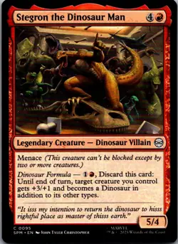 Marvel's Spider-Man #95 Stegron the Dinosaur Man - Image 1