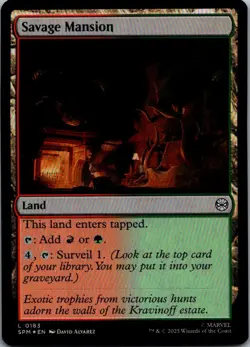 Marvel's Spider-Man #183 Savage Mansion - Image 1