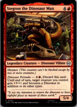 Marvel's Spider-Man #95 Stegron the Dinosaur Man - Image 1