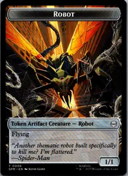 Marvel's Spider-Man #5 // 6 Food // Robot Double-Sided Token - Image 1