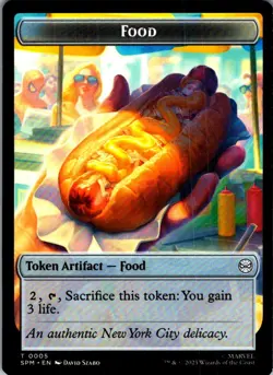 Marvel's Spider-Man #5 // 6 Food // Robot Double-Sided Token - Image 2