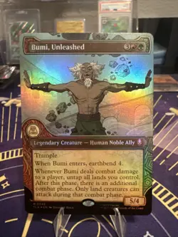 Bumi, Unleashed (Showcase) Avatar: The Last Airbender Foil - Image 1